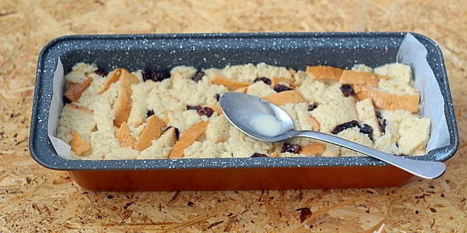 Рецепт английский хлебный пудинг