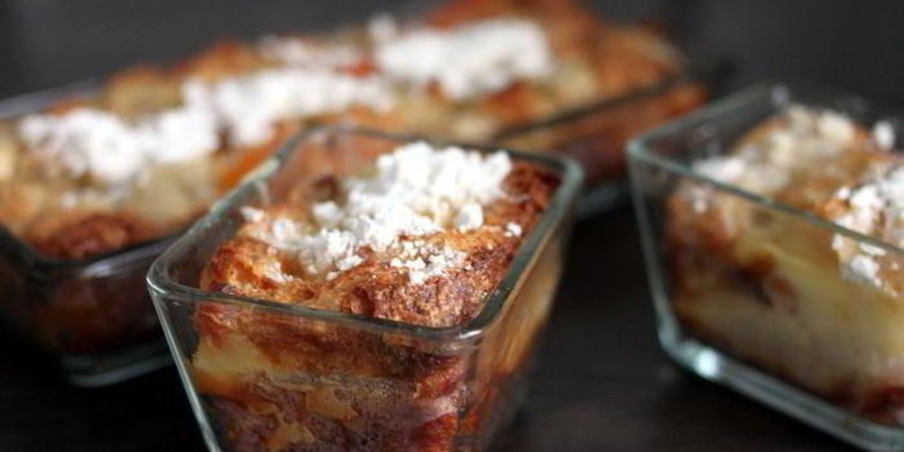 Рецепт пудинг из тыквы с яблоками