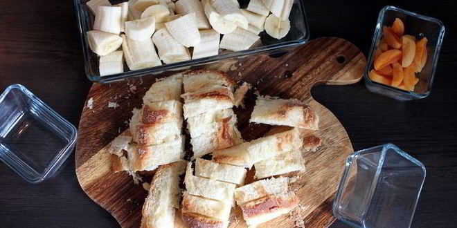 Рецепт банановый пудинг с сушеными абрикосами