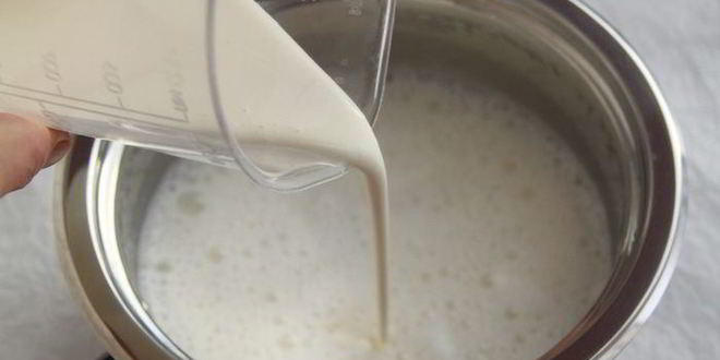 Рецепт бланманже с шиповниковым пюре