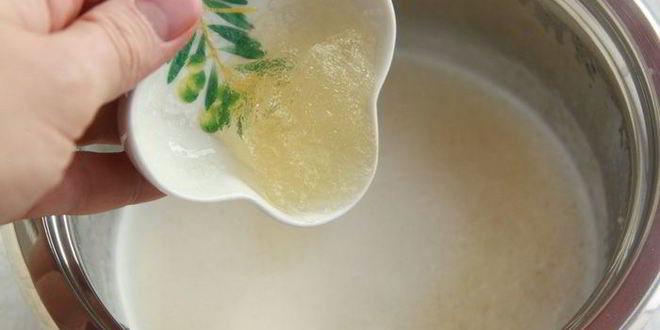 Рецепт бланманже с шиповниковым пюре