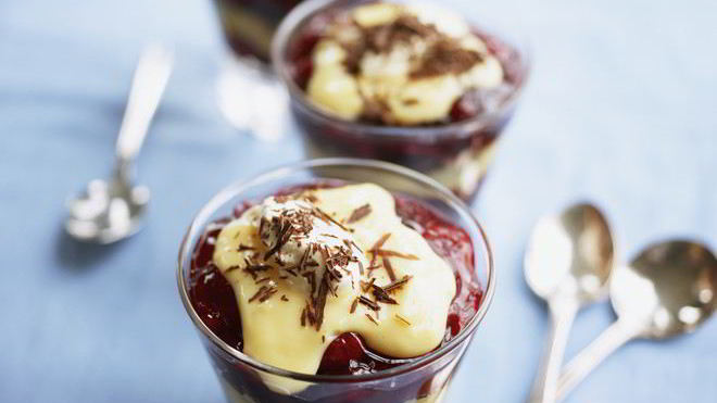 Рецепт Десерт из вишни в вине