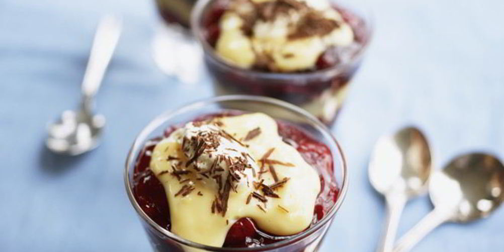 Как приготовить десерт из вишни в вине