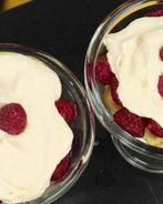 Десерт Малиновые облака