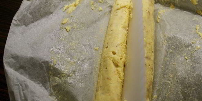 Рецепт десертная салями белое сердечко шоколада