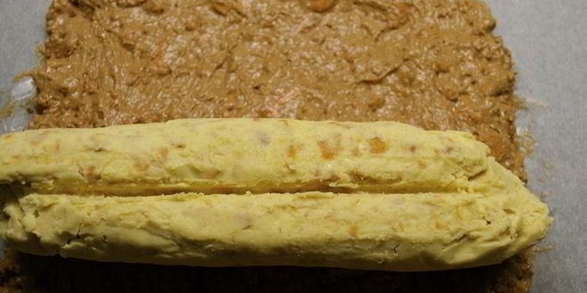 Рецепт десертная салями белое сердечко шоколада