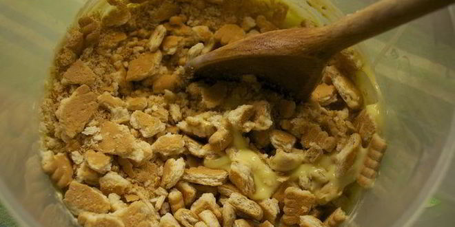 Рецепт десертная салями белое сердечко шоколада