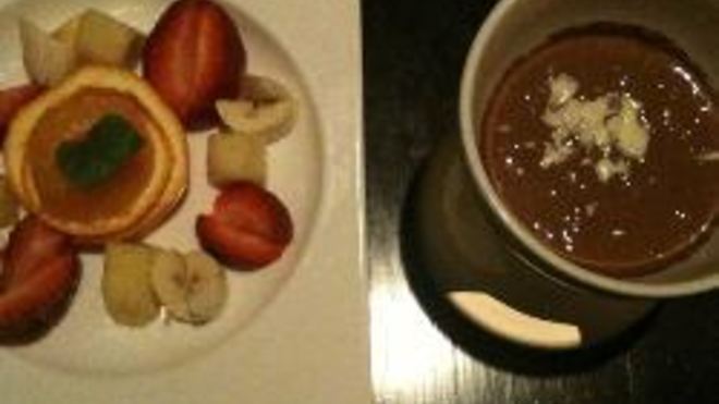 Рецепт Фондю из шоколада и сливок