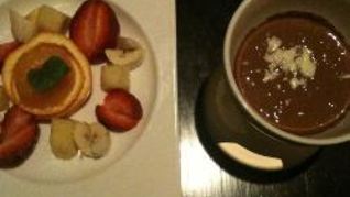 Рецепт Фондю из шоколада и сливок