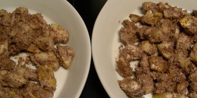 Рецепт грушево-шоколадный крамбл с миндалем