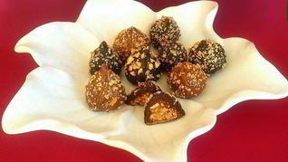 Рецепт Инжир с орехами в шоколаде