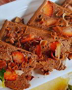 Холодный десерт Клубника в шоколаде