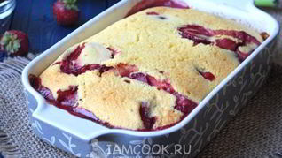 Рецепт Клафути с клубникой