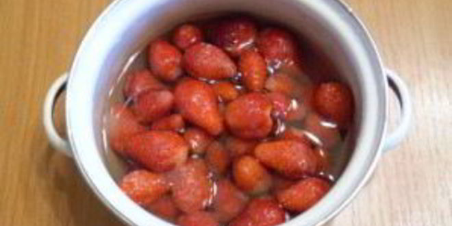 Рецепт клубничное желе