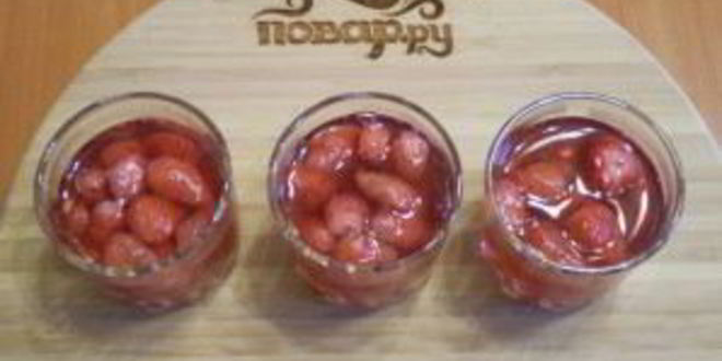 Рецепт клубничное желе