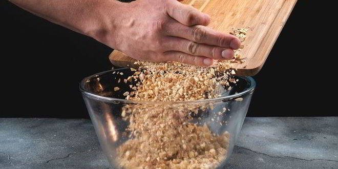 Рецепт клубничный крамбл