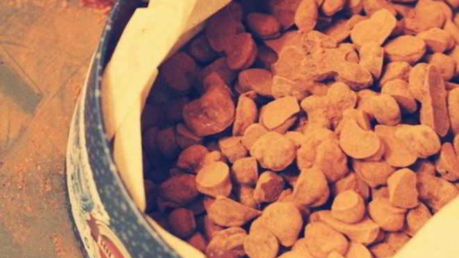 Рецепт Кофейные зерна в шоколаде с солью