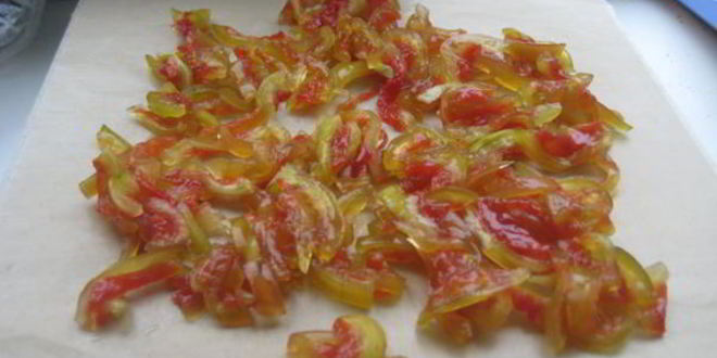 Рецепт конфеты из арбузных корочек