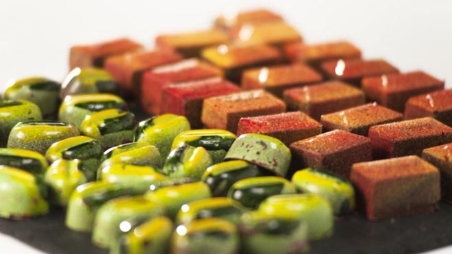 Рецепт Корпусные конфеты с ромово-вишневой начинкой