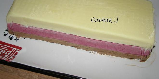 Рецепт баварский шоколадный крем с малиновым кули