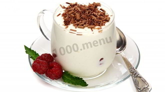 Рецепт Баварский заварной крем на молоке