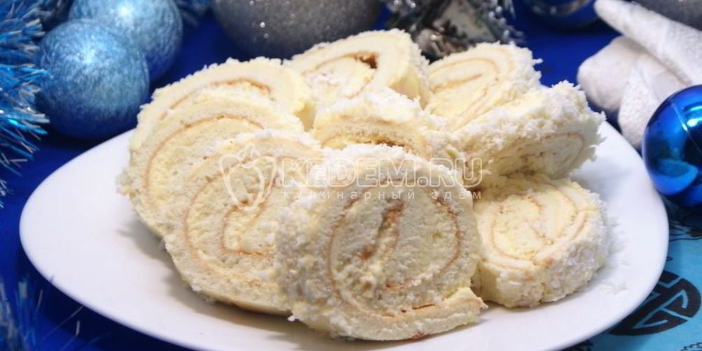 Рецепт шоколадный рулет с шоколадным кремом