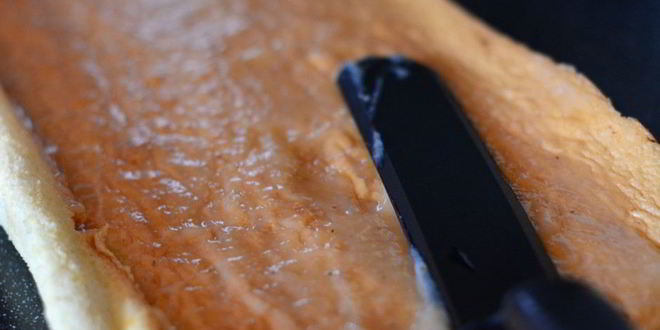 Рецепт бисквитный рулет с кремом из манки