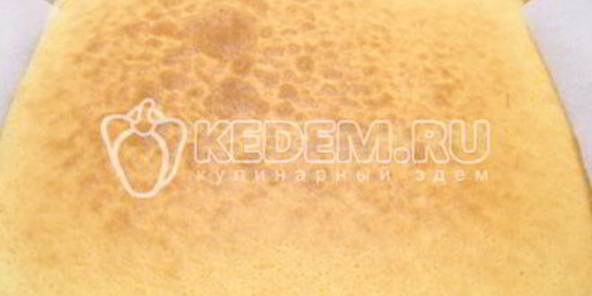 Рецепт бисквитный рулет с кремом зимнее полено