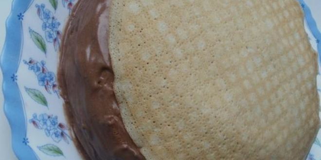 Рецепт блинный тортик с пудинговым кремом