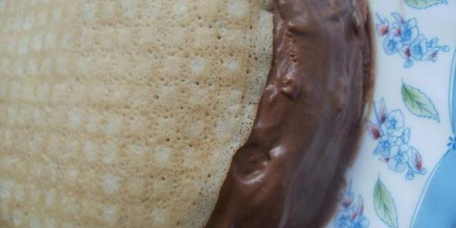 Рецепт блинный тортик с пудинговым кремом