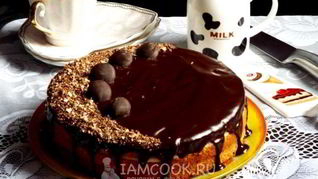 Рецепт Бостонский кремовый торт