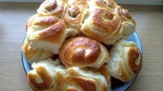 Рецепт Бриоши с заварным кремом Патисьер