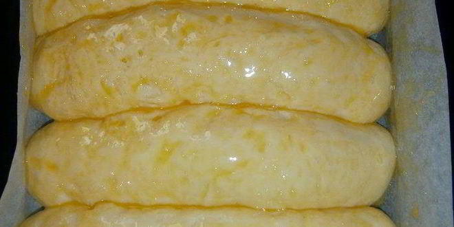 Рецепт булочки с заварным кремом и персиком