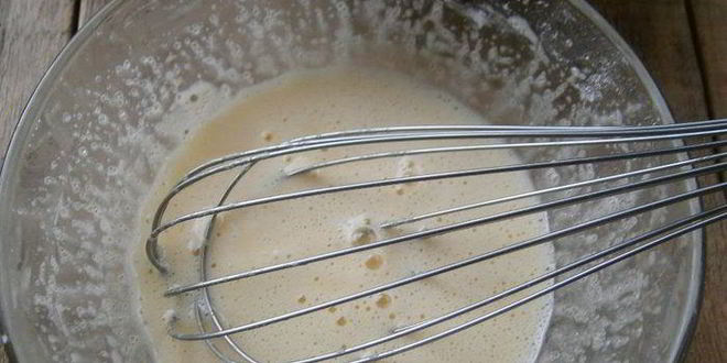 Рецепт булочки с заварным кремом и персиком