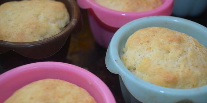 Рецепт быстрые булочки с ванильно-лимонным кремом на завтрак