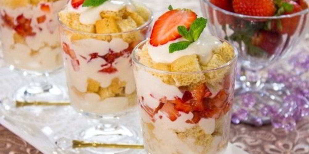 Рецепт десерт малиновое лето с чизкейковым кремом