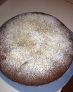 Домашний брауни со сливочно-ореховым кремом