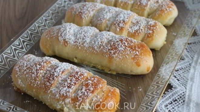 Рецепт Французские булочки Крем де-паризьен