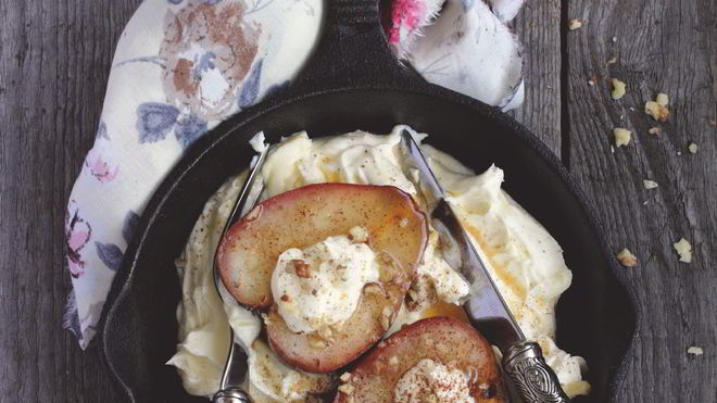 Рецепт Груши с кремом из маскарпоне