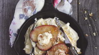 Рецепт Груши с кремом из маскарпоне