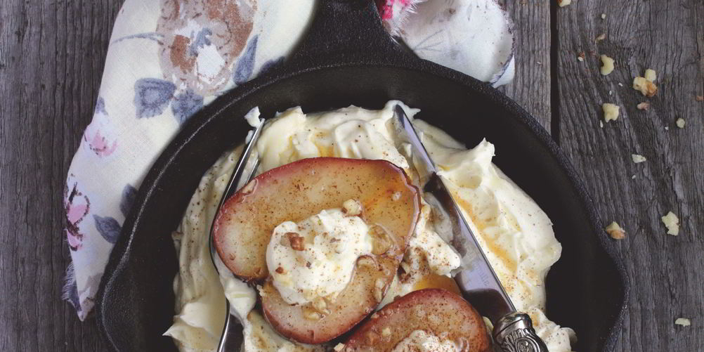 Как приготовить груши с кремом из маскарпоне