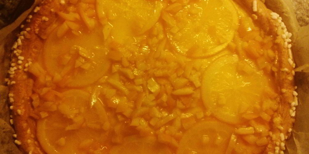 Как приготовить итальянская кростата с заварным кремом и карамелизованными апельсинами