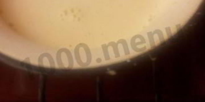 Рецепт классический заварной крем