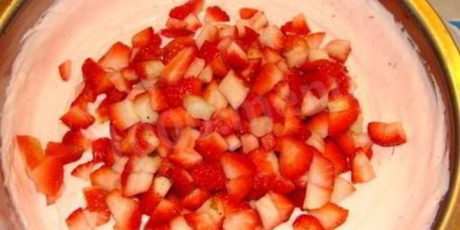 Рецепт клубничный крем для торта