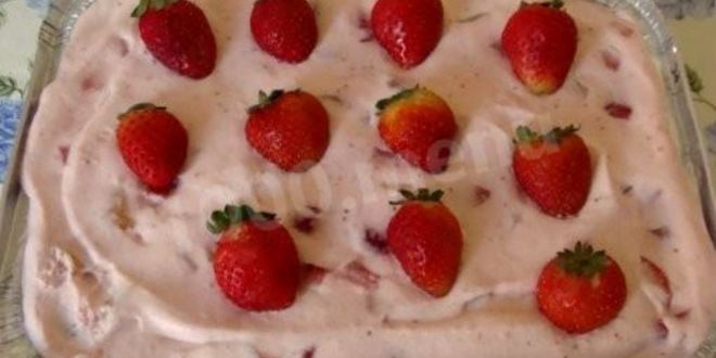 Рецепт клубничный крем для торта