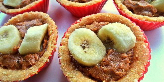 Рецепт корзиночки десертные с кремом и бананом