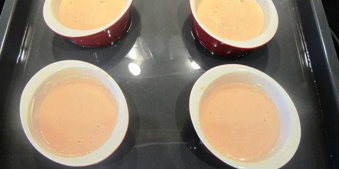 Рецепт крем-брюле из лосося