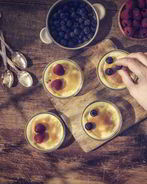 Крем фреш из сливок и кефира