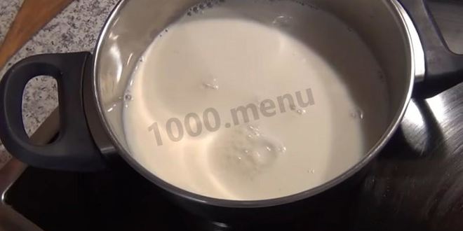 Рецепт крем из манки на молоке для торта