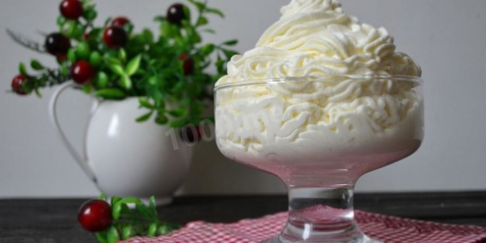 Как приготовить крем из сливок и сахарной пудры